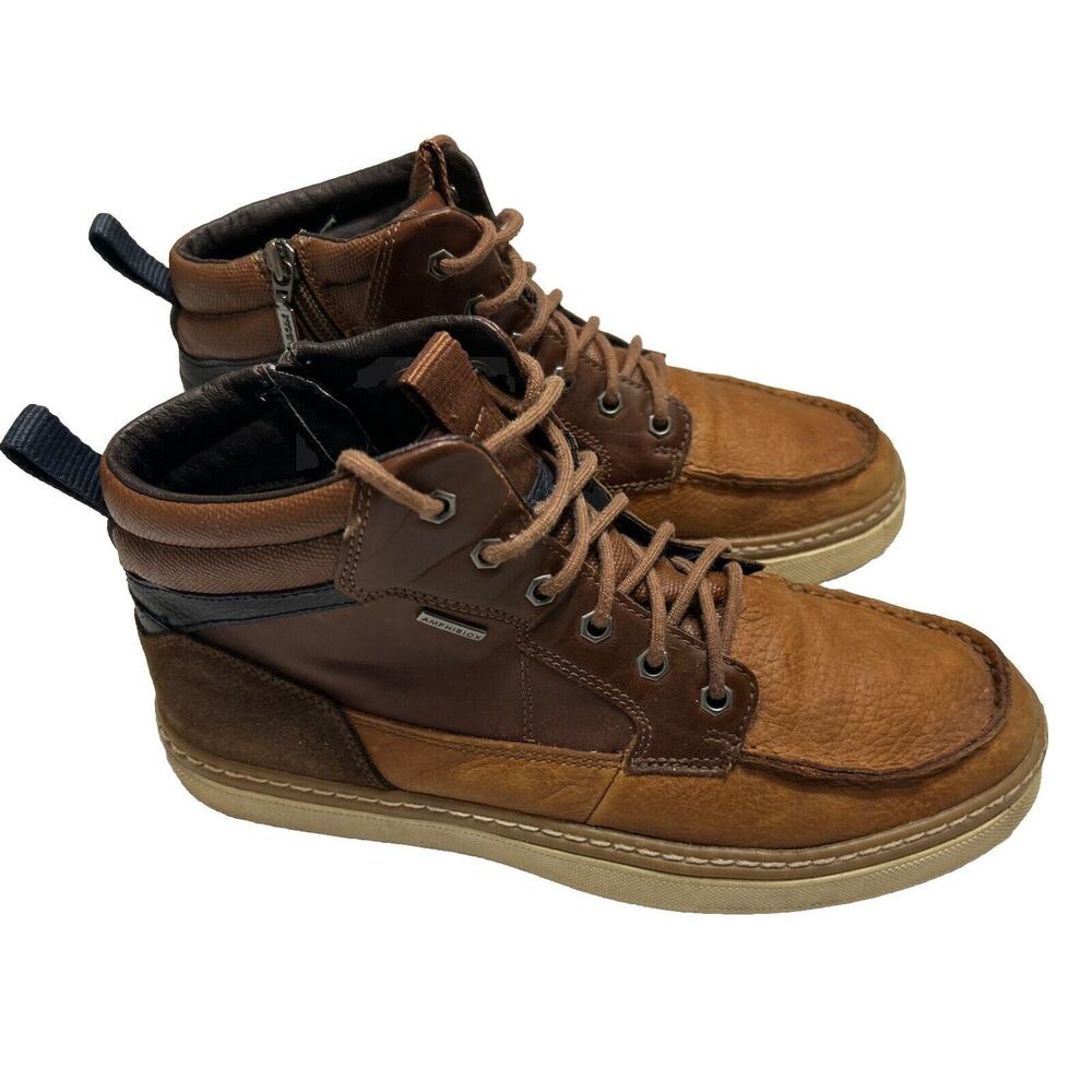 Geox Respira Amphibiox Men’s Comfort Leather Boots High Top Brown Size 7.0 EU 40